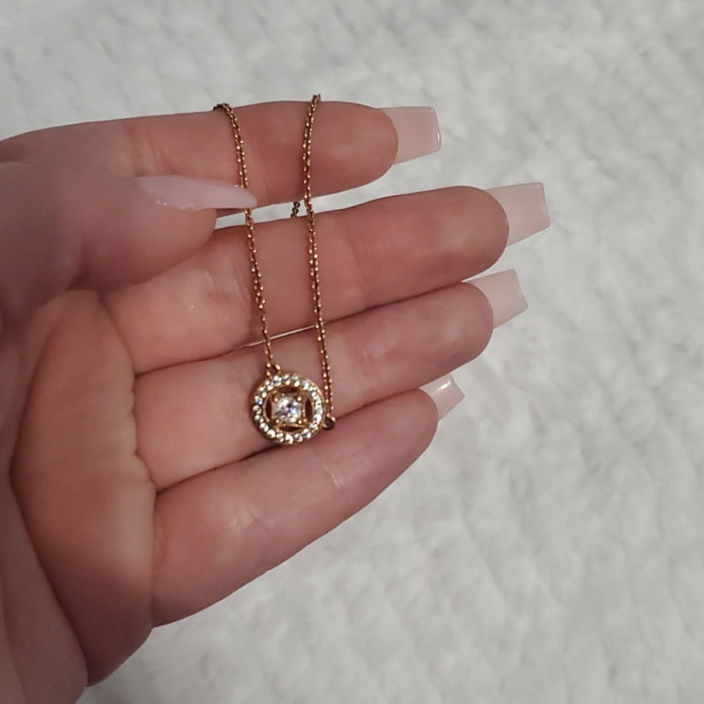 Rose gold necklace